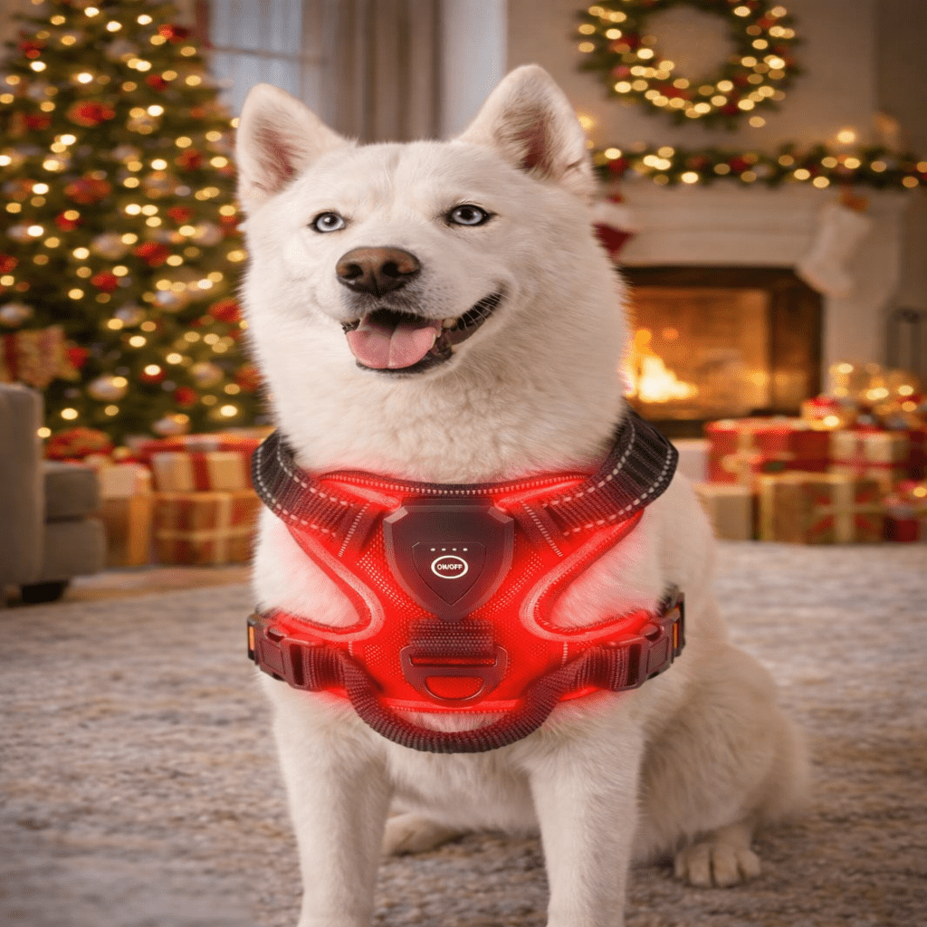 Secure LED Dog Harness | Adjustable Fit | Durable Material
