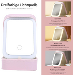 LED Makeup Mirror Organizer | 3 Light Modes | Cabin-Friendly