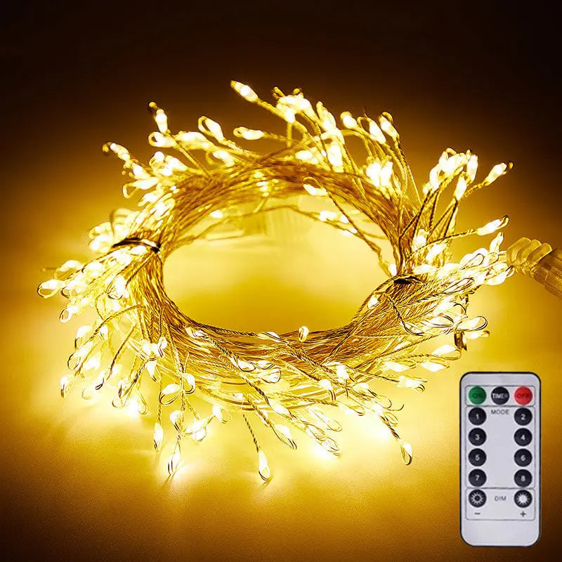 Atmospheric LED Copper Wire Fairy Lights – 9 Meters