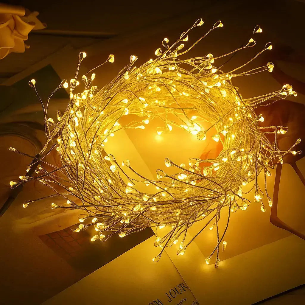 Atmospheric LED Copper Wire Fairy Lights – 9 Meters