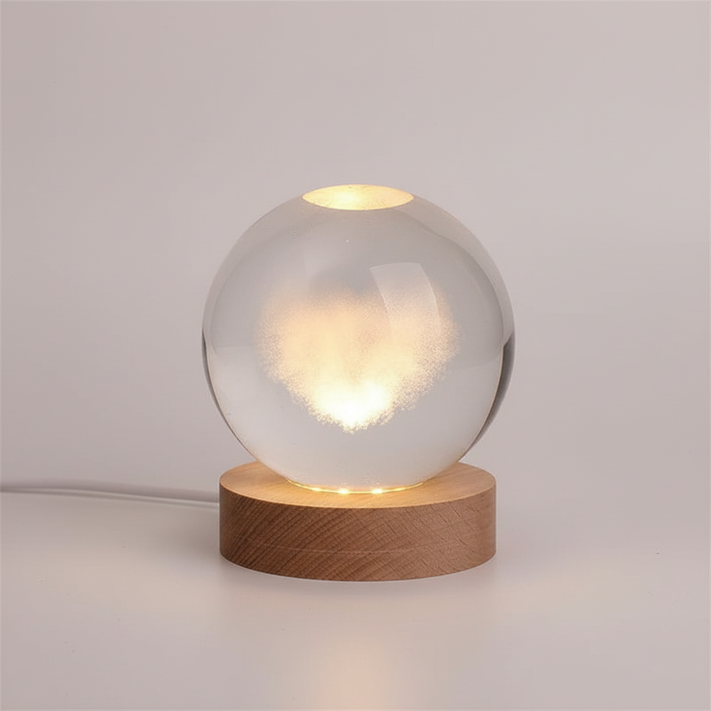 Galaktische Tischleuchte – Stilvolle Lampe mit Planeten-Design