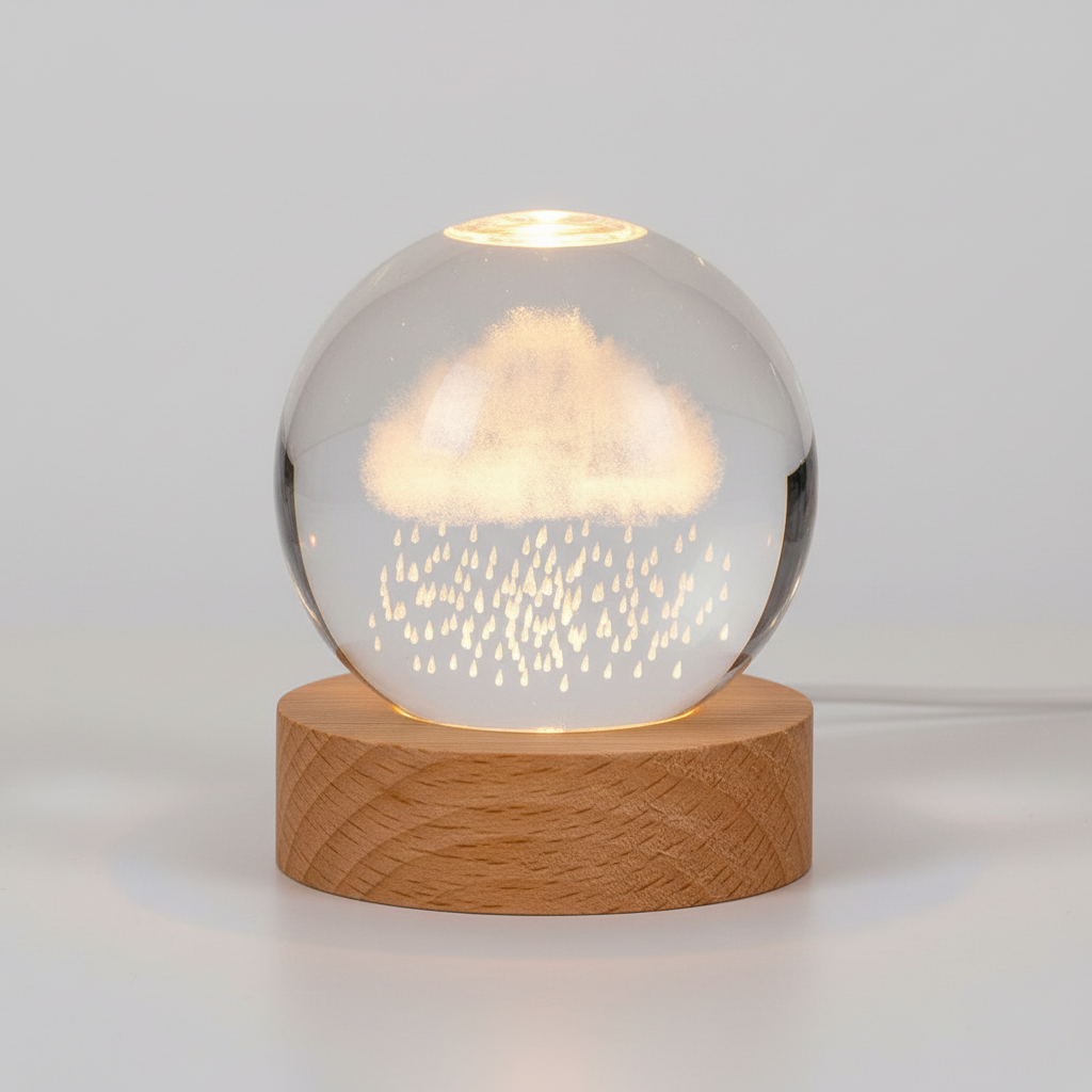 Galaktische Tischleuchte – Stilvolle Lampe mit Planeten-Design