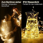Atmospheric LED Copper Wire Fairy Lights – 9 Meters