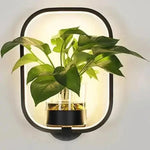 Wall Light for Plants with Glass Planter | Warm Light | Decorative Wall Accent