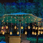 LED light garland – Waterproof outdoor string lights in warm white