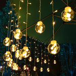 LED light garland – Waterproof outdoor string lights in warm white