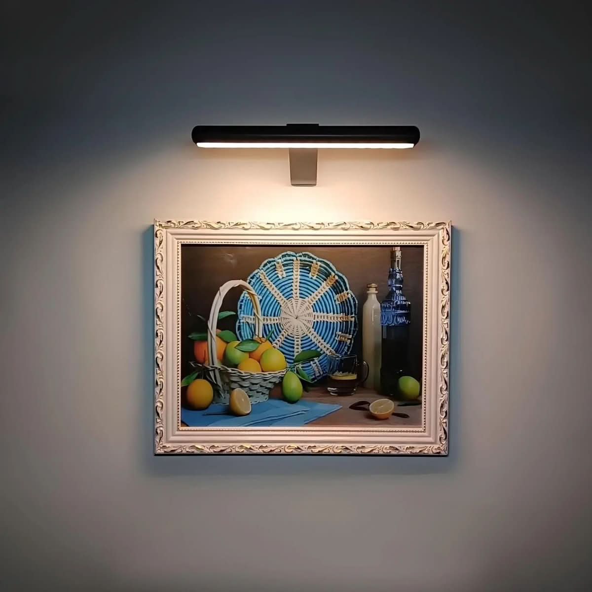 Drahtlose LED-Wandleuchte | Dimmbares Kunstlicht | Elegantes Metalldesign