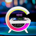 Smart LED Alarm Clock Lamp with Speaker and Wireless Charger