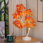 Batteriebetriebene LED-Ahornbaum Tischlampe mit Flexiblen Ästen