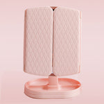 Foldable LED Cosmetic Mirror with Triple Lighting