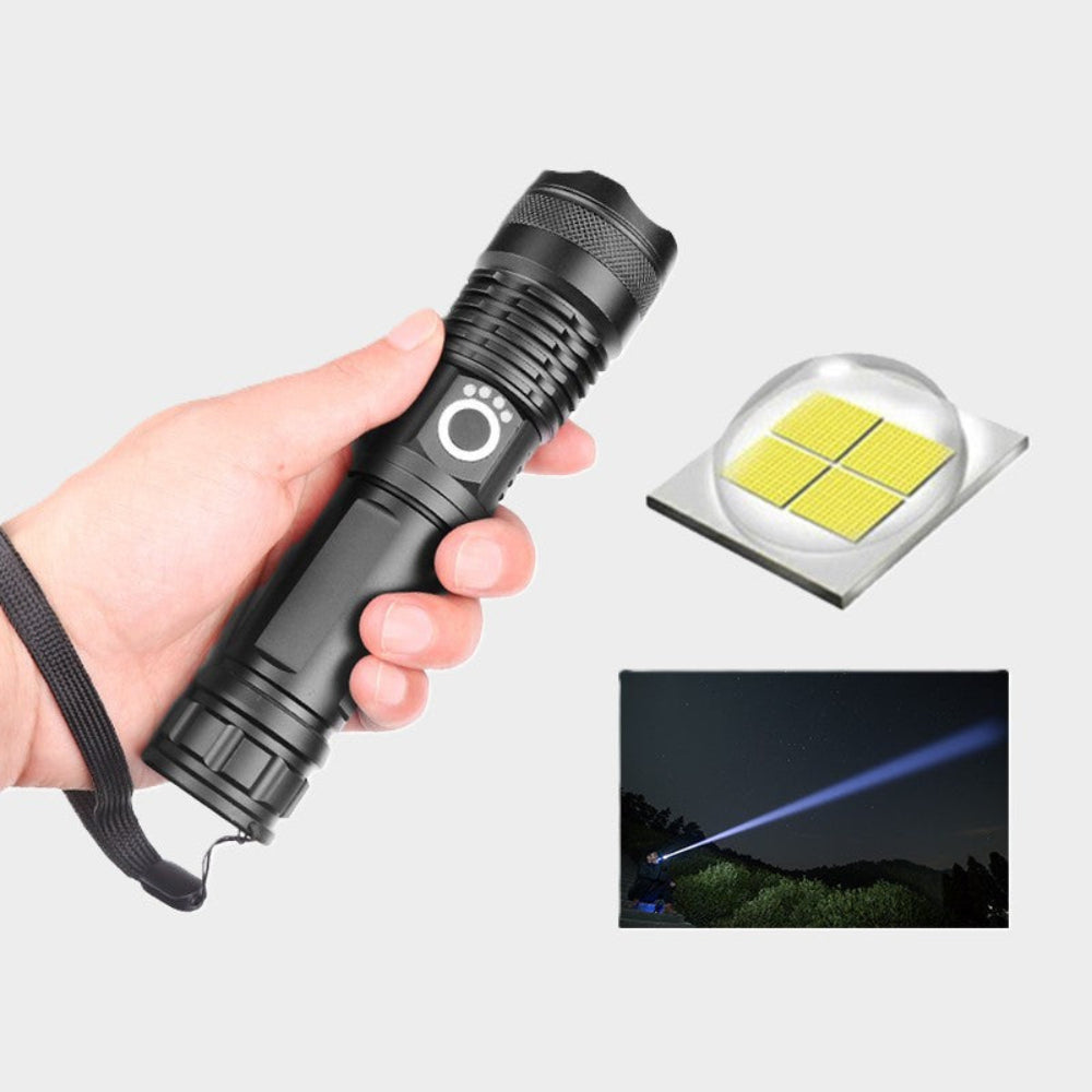 Superhelle LED-Taschenlampe für Outdoor-Abenteuer