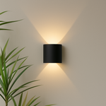 Modern LED Wall Light in Aluminum for Indoor and Outdoor