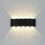 Modern LED Wall Light in Aluminum for Indoor and Outdoor