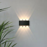 Modern LED Wall Light in Aluminum for Indoor and Outdoor