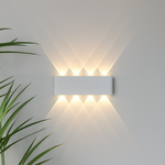 Modern LED Wall Light in Aluminum for Indoor and Outdoor
