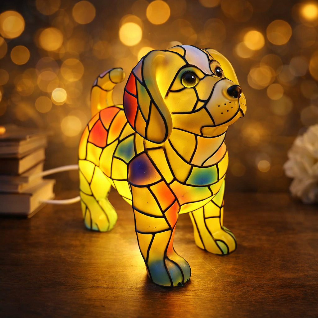 Hundezauber LED Lampe – Stilvolle Leuchte im Labrador-Design