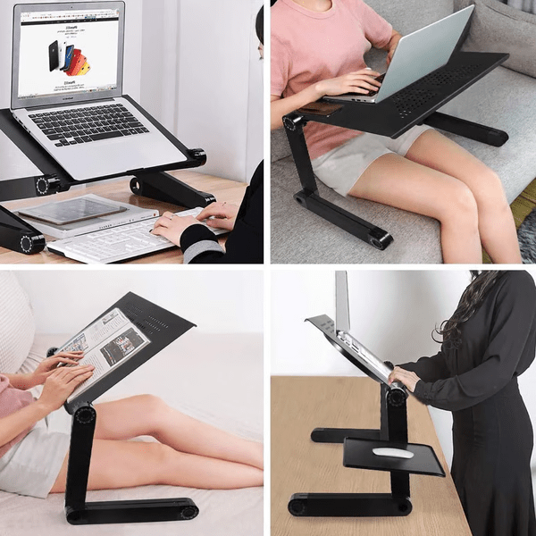 Ergonomischer Laptopständer | Höhenverstellbar & 360° Drehbar | Für Gesunde Haltung | ErgoStand Pro