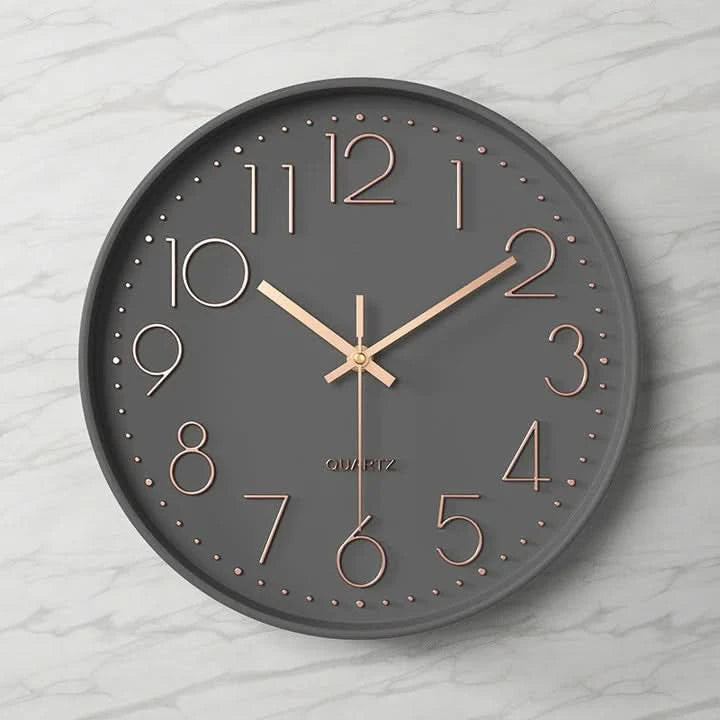 Große 3D Wanduhr mit Klaren Ziffern – Modernes Wohn- und Bürozubehör