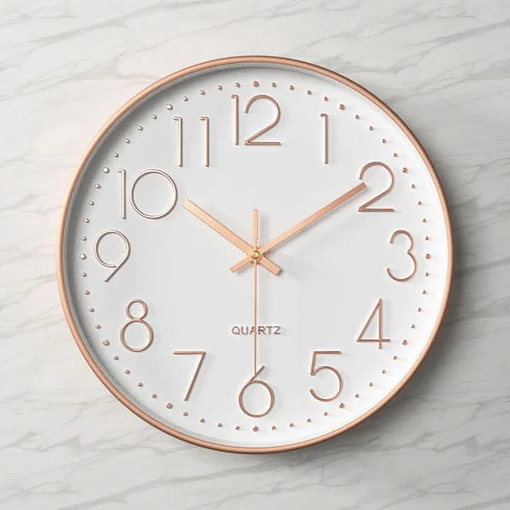 Große 3D Wanduhr mit Klaren Ziffern – Modernes Wohn- und Bürozubehör