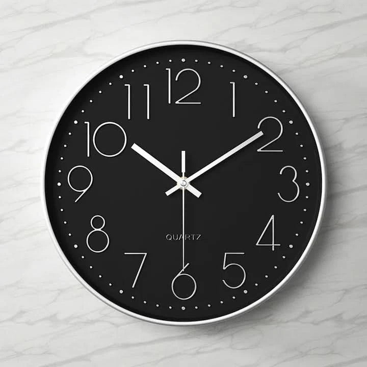 Große 3D Wanduhr mit Klaren Ziffern – Modernes Wohn- und Bürozubehör