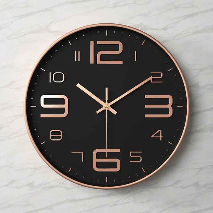 Große 3D Wanduhr mit Klaren Ziffern – Modernes Wohn- und Bürozubehör