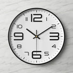 Große 3D Wanduhr mit Klaren Ziffern – Modernes Wohn- und Bürozubehör