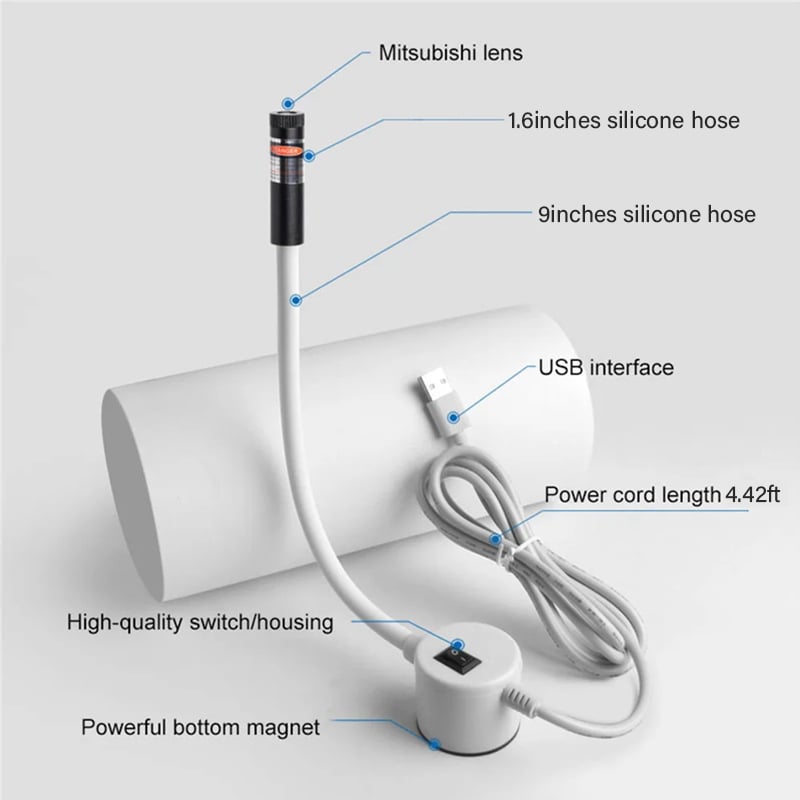 Precise Sewing Laser | Magnetic Mount | Flexible Arm