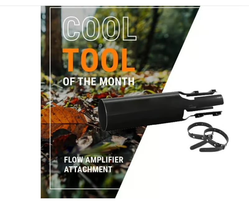Leaf Blower Air Amplifier | Efficient Airflow | Quick Tool-Free Assembly | AeroBoost