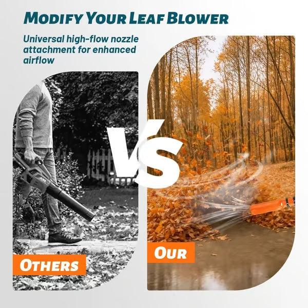 Leaf Blower Air Amplifier | Efficient Airflow | Quick Tool-Free Assembly | AeroBoost