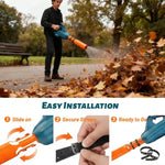 Leaf Blower Air Amplifier | Efficient Airflow | Quick Tool-Free Assembly | AeroBoost