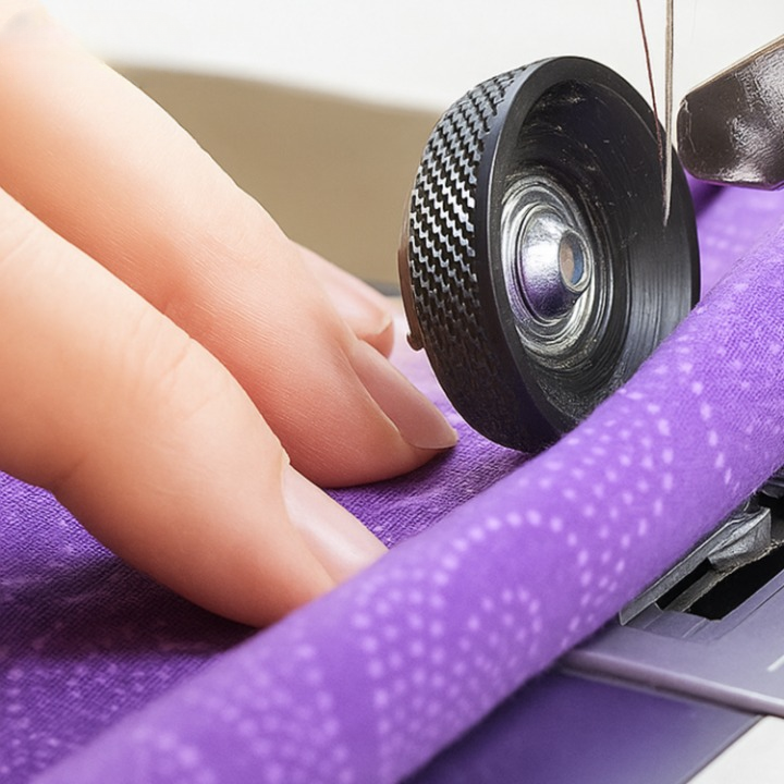 Praktischer Nähfuß für Leder mit Rollmechanismus