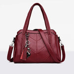 Elegant Leather Handbag | Roomy and Practical for Women