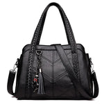 Elegant Leather Handbag | Roomy and Practical for Women
