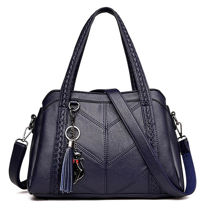 Elegant Leather Handbag | Roomy and Practical for Women