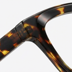 Entspannte Lesehilfe | Klare Gläser | Übergroße Brille | OptiRelax