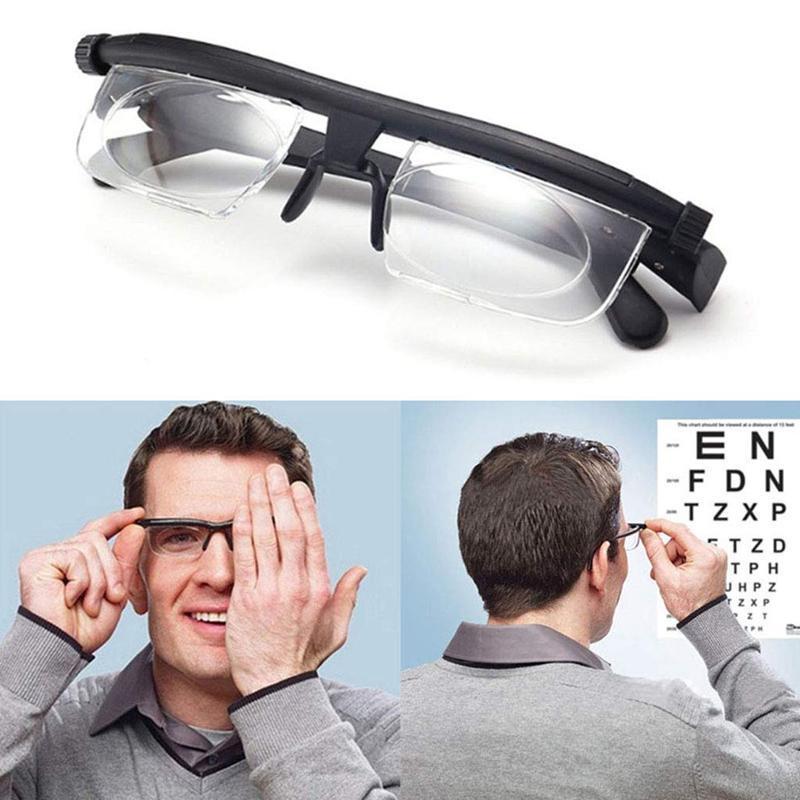 Verstellbare Lesebrille | Stufenlose Fokussierung | Klare Sicht