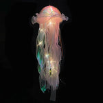 Shimmering jellyfish lamp for an atmospheric ambiance