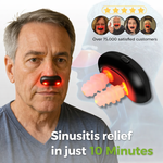 Light Therapy Device for Nasal Breathing | Cordless with Automatic Shut-off