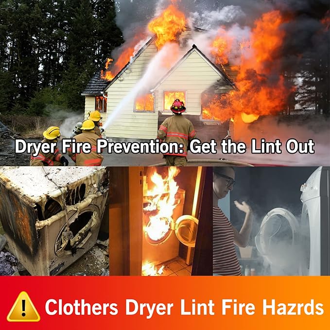 LintFree™ – Protect your home from fire hazards by effortlessly removing dust and lint.