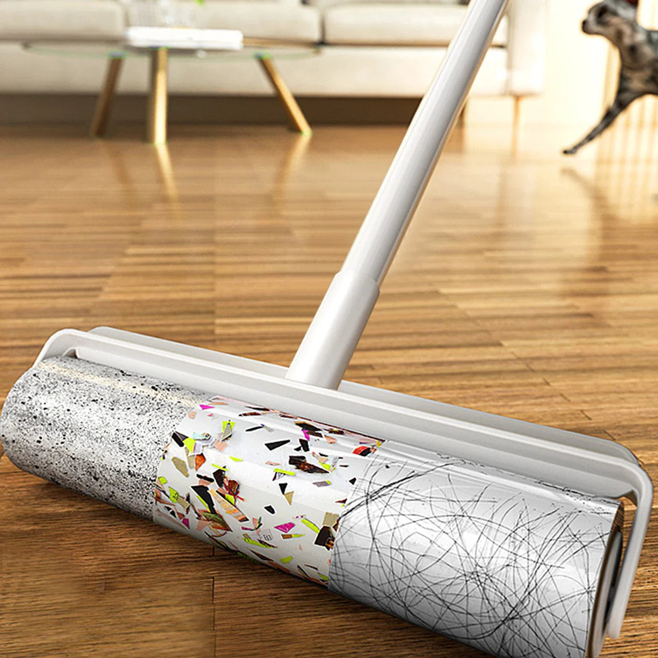 Fusselroller mit Teleskopgriff – Effektiver Fusselentferner für Kleidung und Möbel