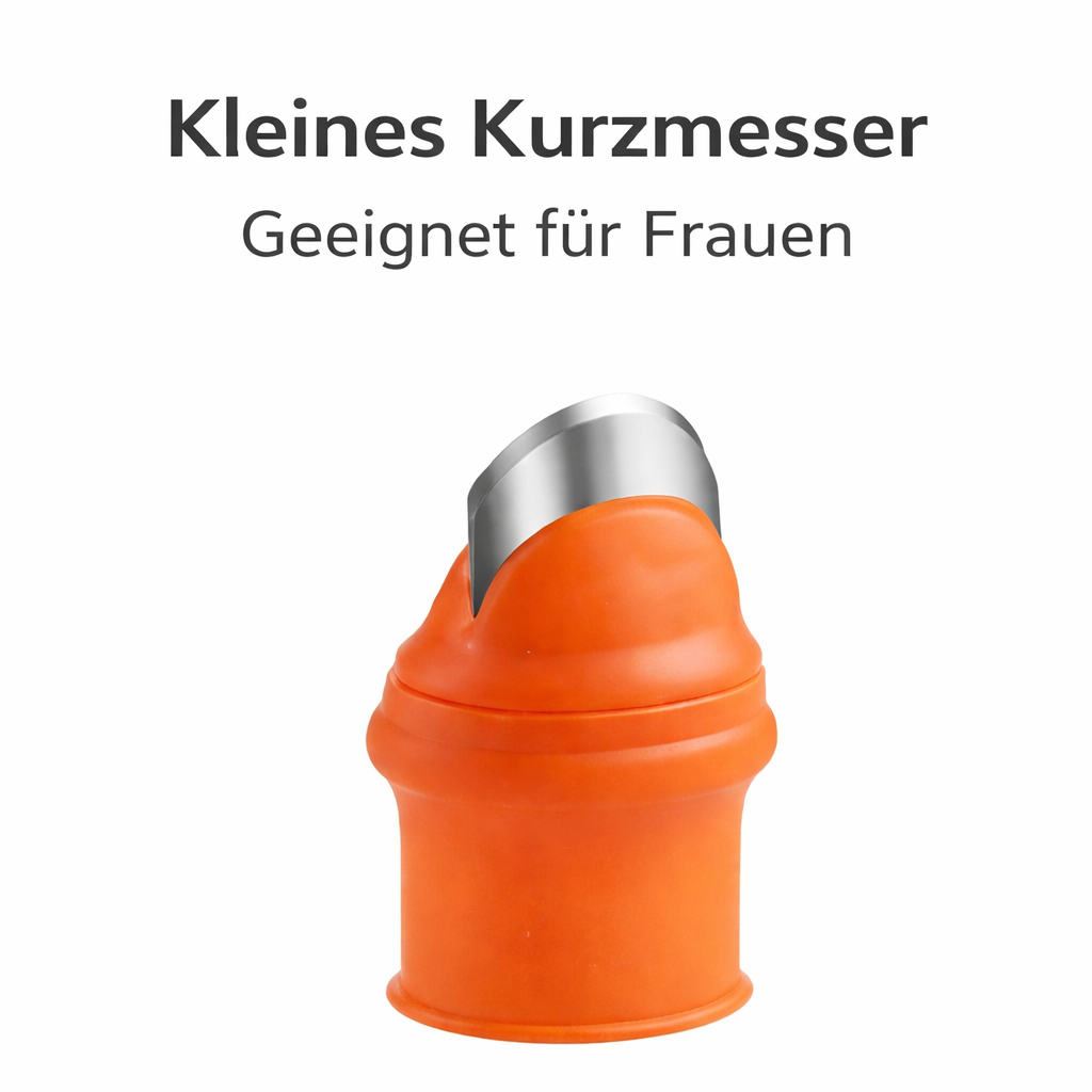 Ergonomic Harvesting Aid with Thumb Knives for Fruits and Vegetables