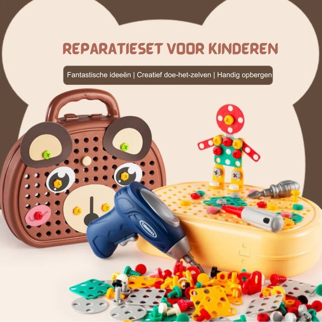 Lob Rabbit - Kreatives Bau-Set mit Elektrischem Werkzeug für Kinder