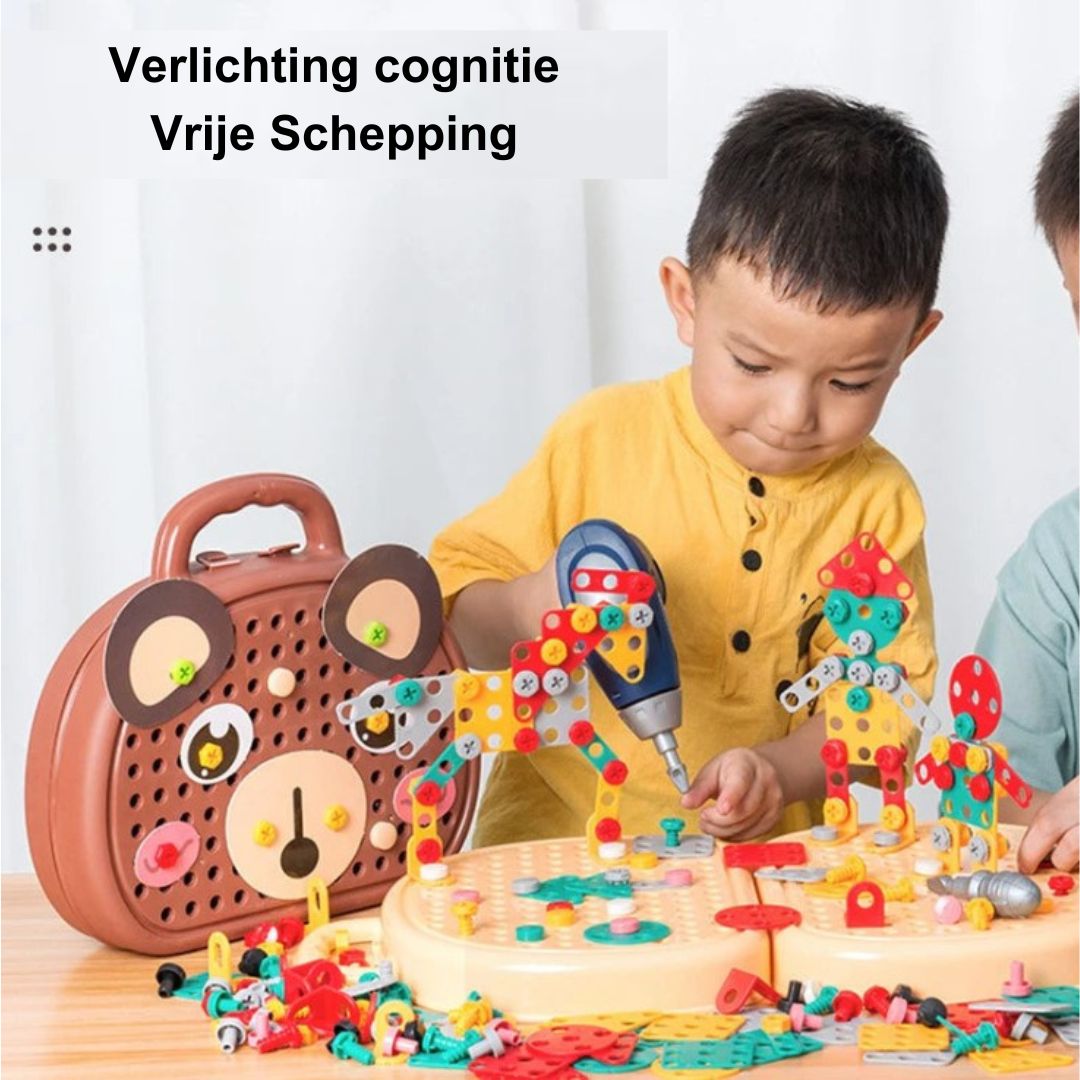 Lob Rabbit - Kreatives Bau-Set mit Elektrischem Werkzeug für Kinder