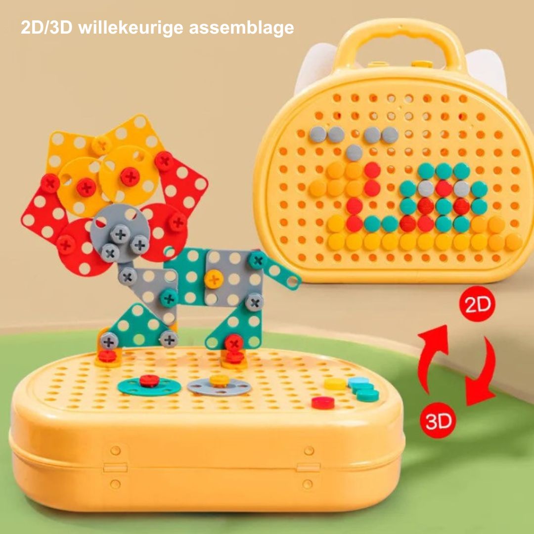 Lob Rabbit - Kreatives Bau-Set mit Elektrischem Werkzeug für Kinder
