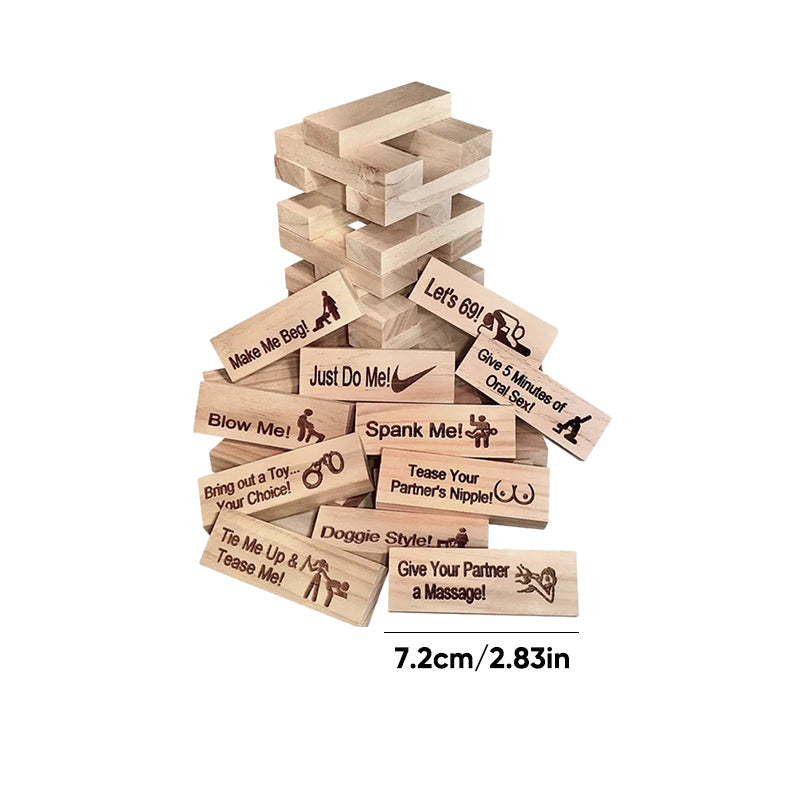 LoveBlocks - Spielerisches Holzblockspiel für Paare