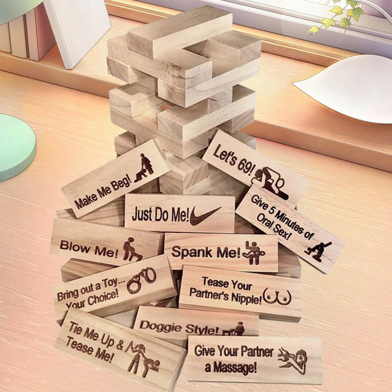 LoveBlocks - Spielerisches Holzblockspiel für Paare