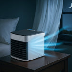 Mini Air Cooler KoelBreeze – Portable USB Cooler with 3-in-1 Function and LED