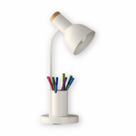 Elegante Schreibtischlampe mit Stifthalter – Für einen aufgeräumten Arbeitsplatz