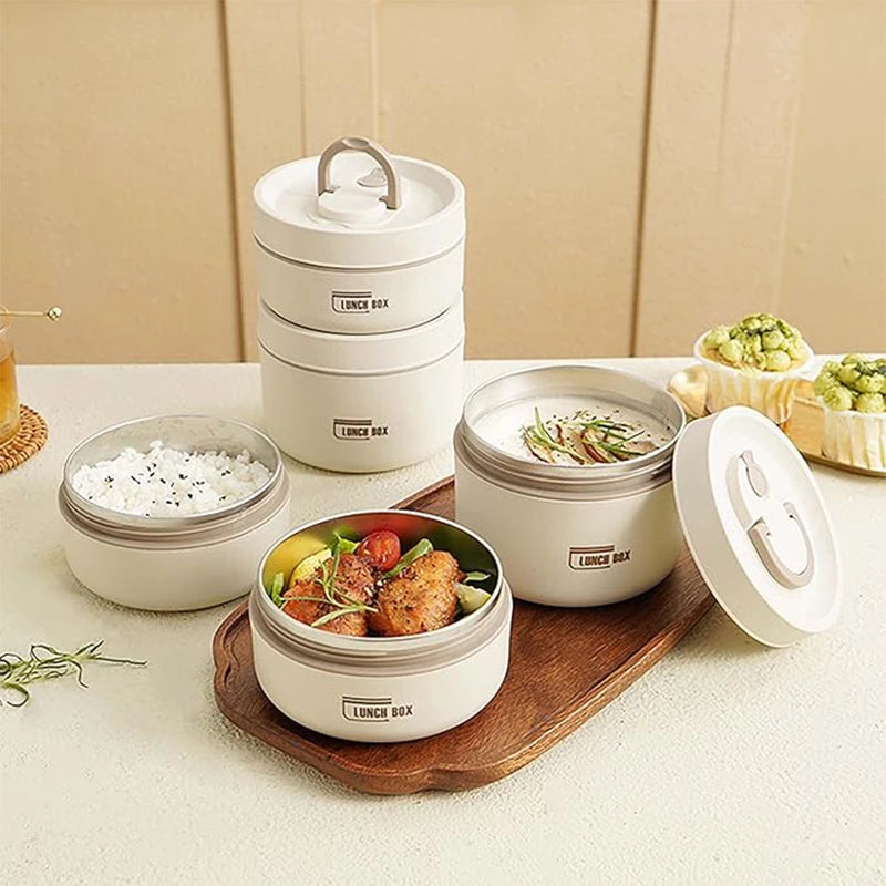 Fresh Food Container Set | Portable Insulated Lunch Containers