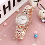 Exquisite Damen Armbanduhr aus Platin